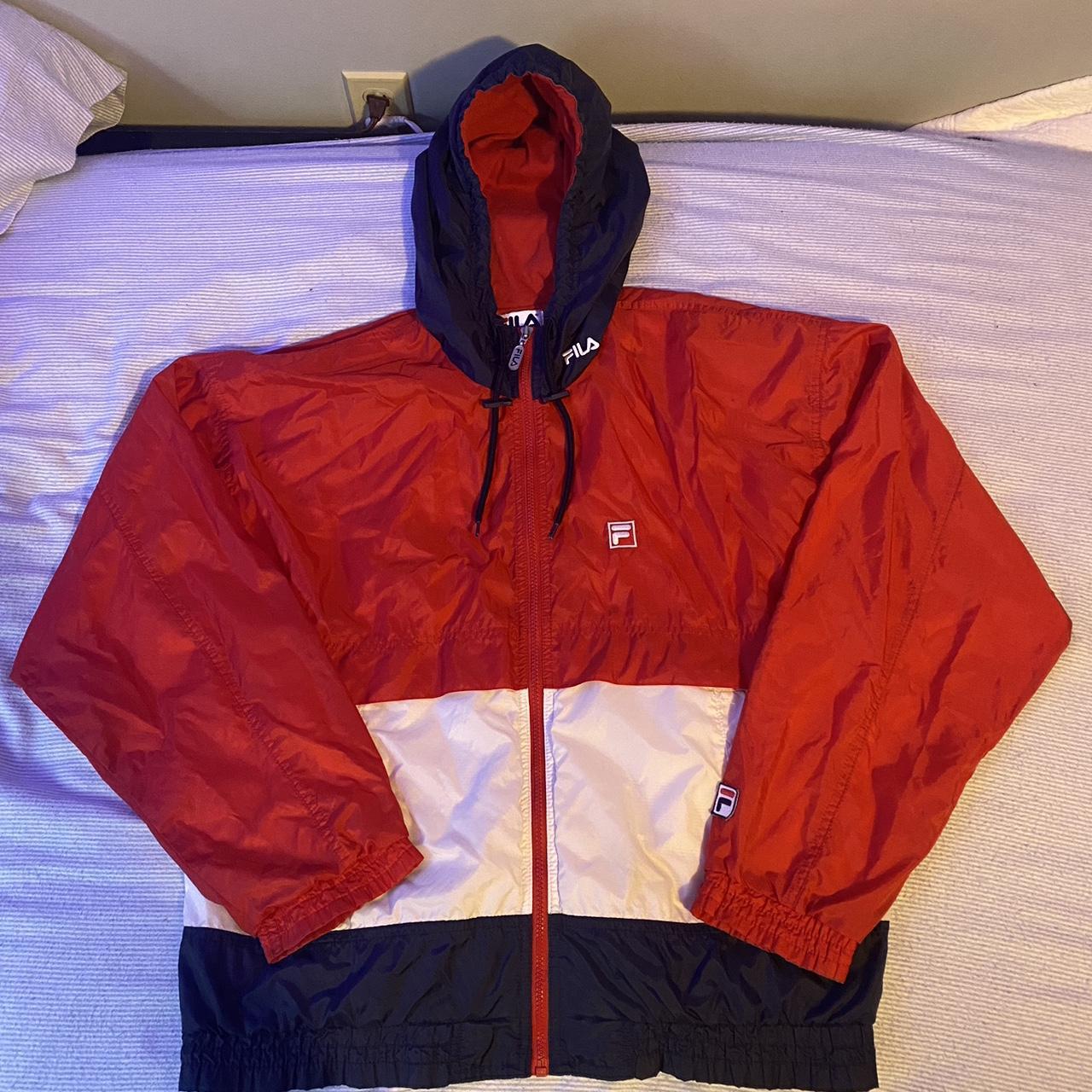 Vintage Fila rain jacket - Depop