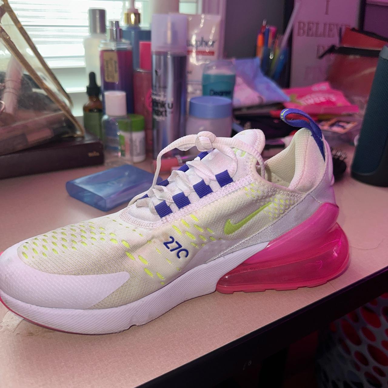 Air max 270 shop white pink blast