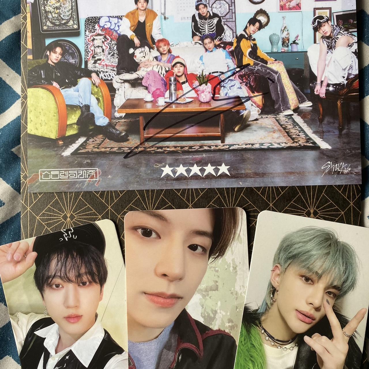Official Stray Kids 5 Star album with signed Han… - Depop