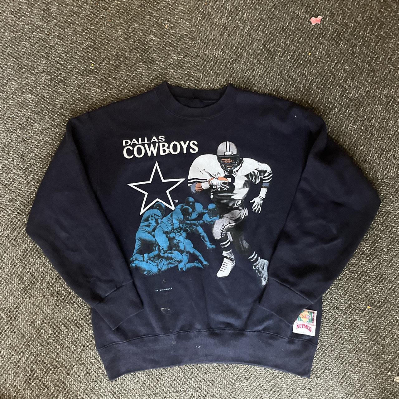 Vintage 1998 Dallas Cowboys Sweatshirt Very small - Depop