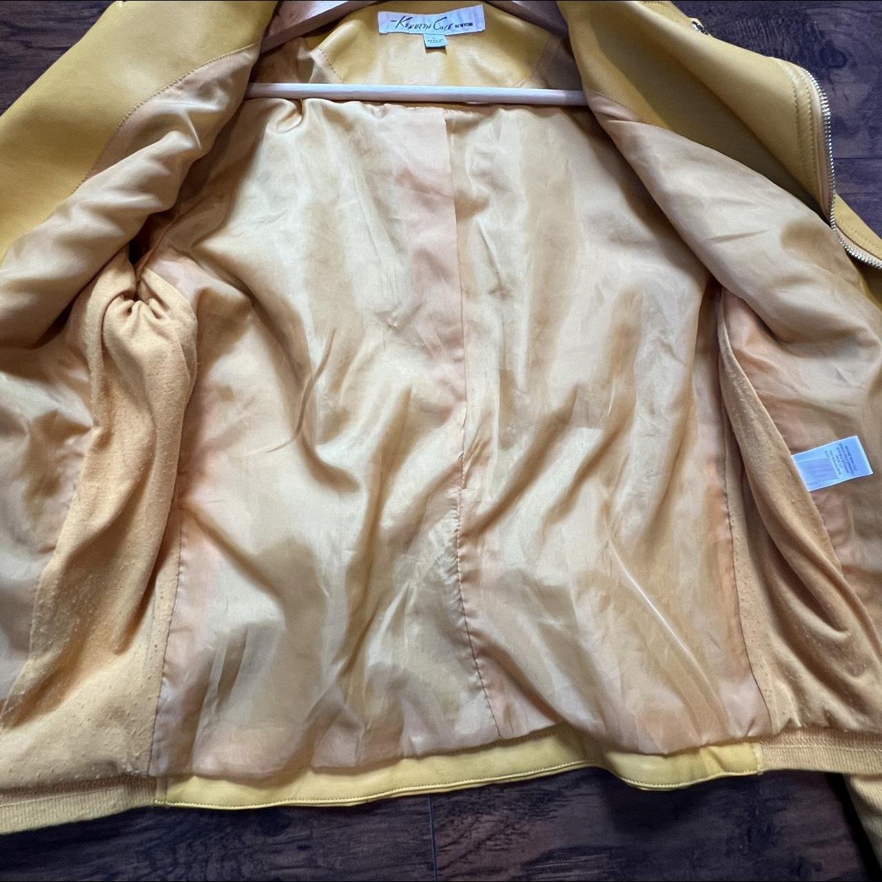 Beautiful mustardcolored jacket faux... Depop