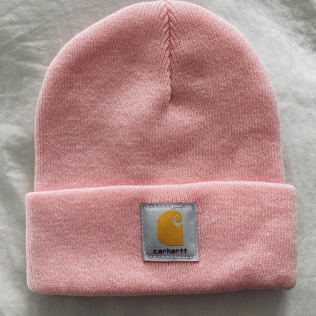 light pink carhartt beanie dm to bundle. Depop