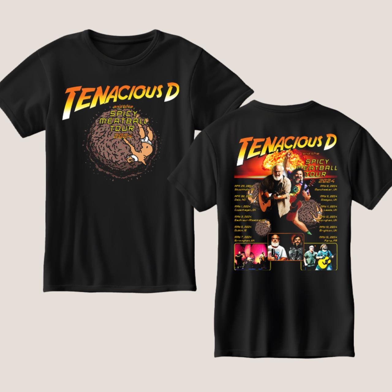 Tenacious D T-shirt Spicy Meatball Tour 2024 - Depop