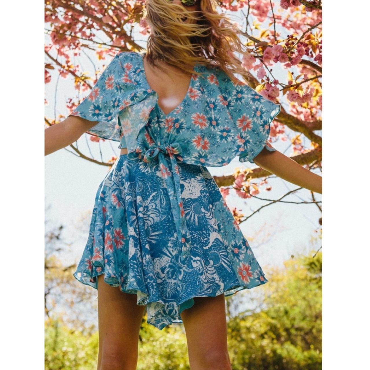 NWOT free people mini offers floral dress Sz S