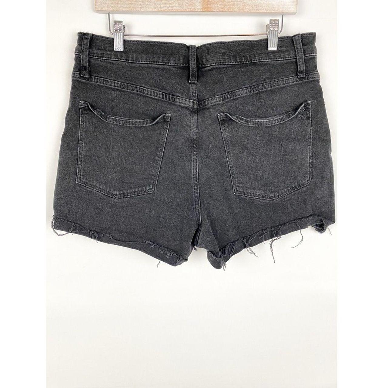 Madewell High Rise Denim Cutoff Shorts K6156, Black... | Depop