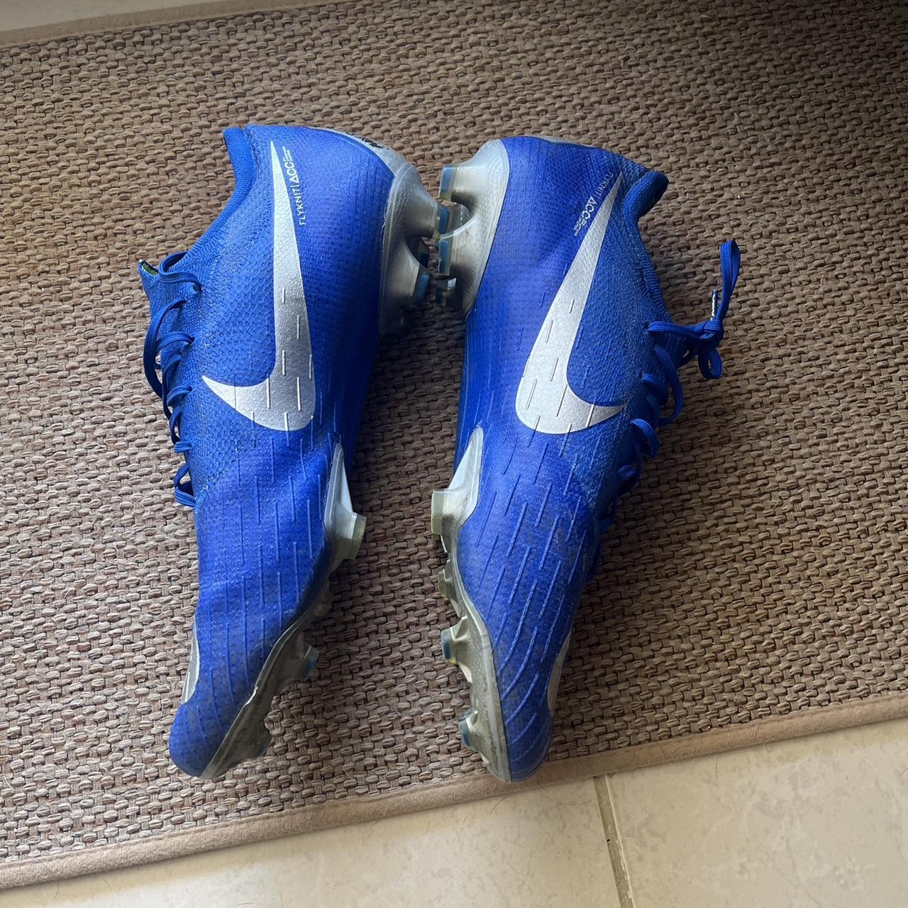 Nike mercurial vapor 12 blue Uk size 11 worn few... - Depop