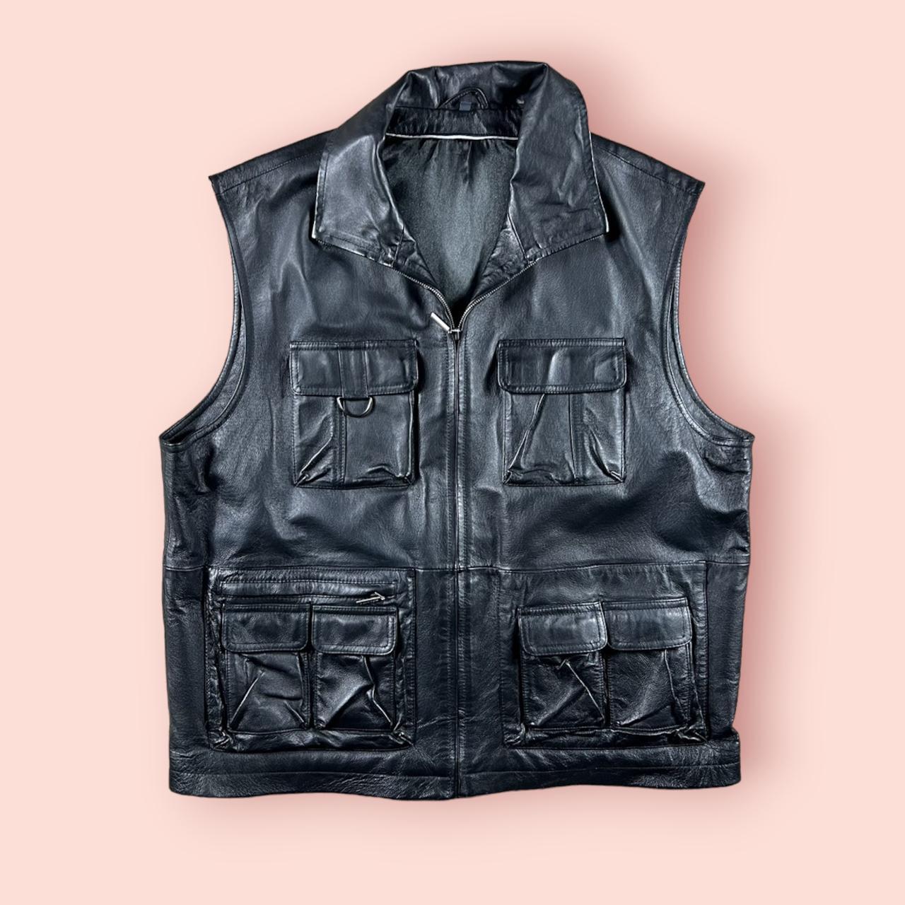 Used deals leather vest