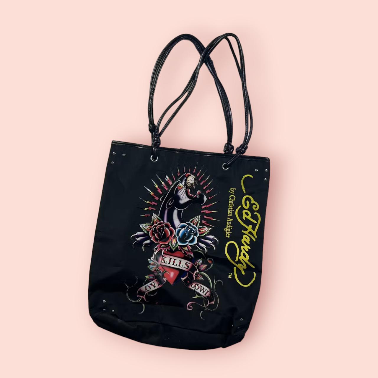 Ed Hardy by Christian Audigier Y2K Messenger store Bag