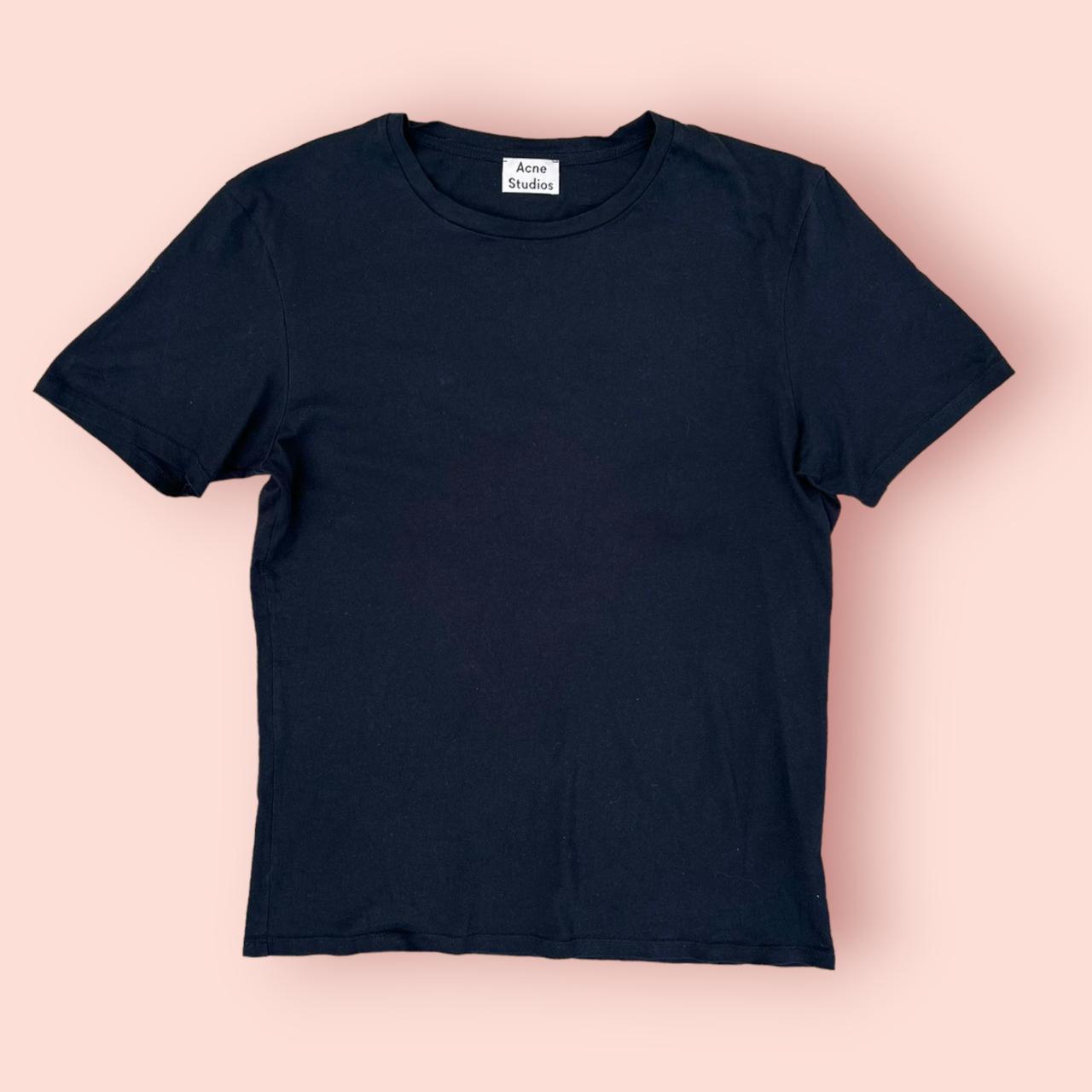 Acne Studios Blank Tee Tshirt Black Basic Used in | Depop