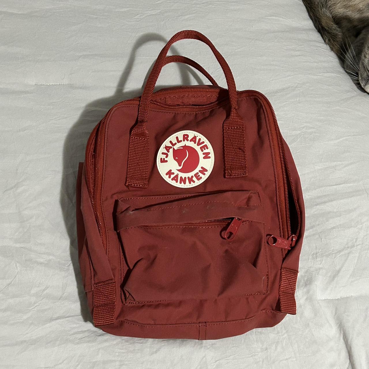 Kanken Red Small Backpack 🎒 ️ Depop