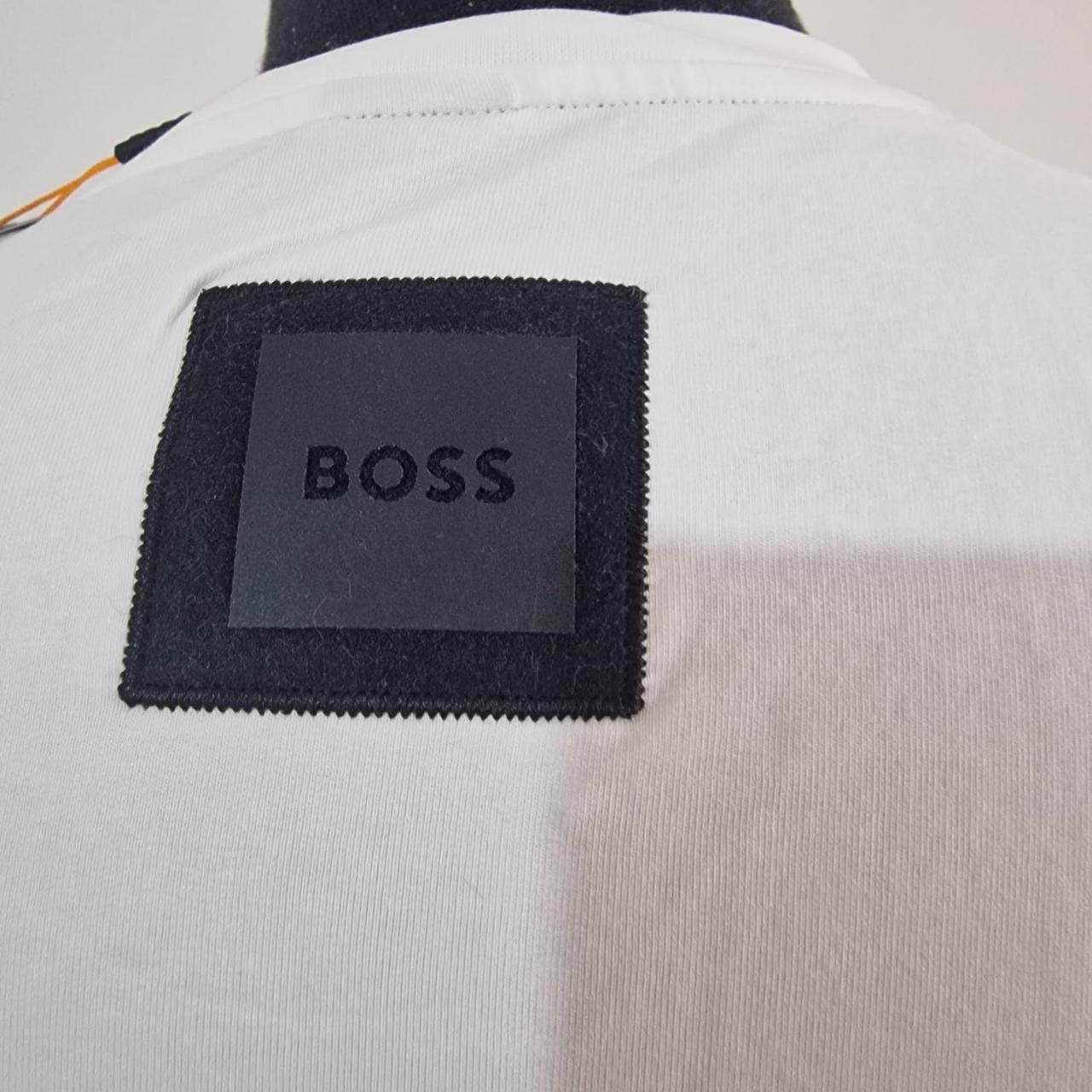 Hugo Boss White Sweatshirt Brand new - Depop
