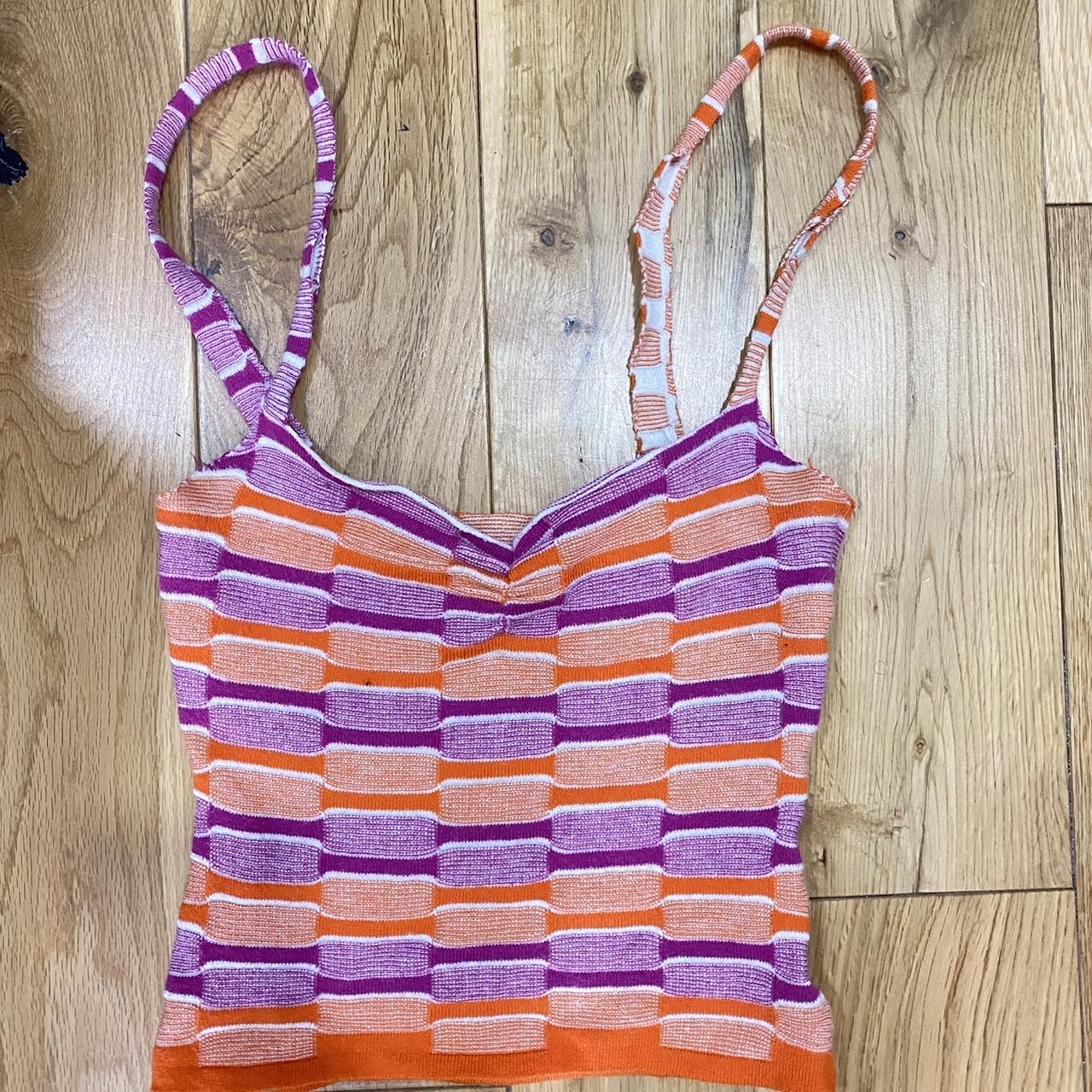 Knit ruched tie top So gorgeous love Only slightly... - Depop