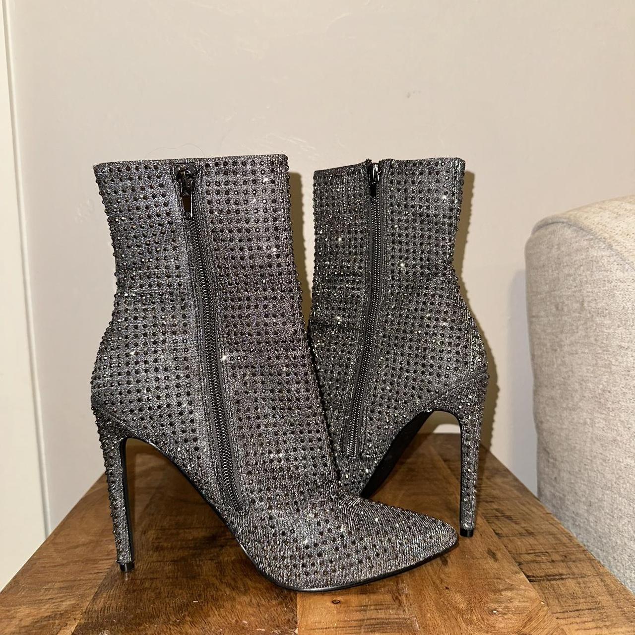 Steve madden wifey rhinestone booties on sale