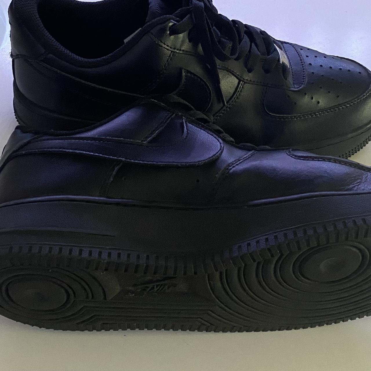 footlocker black air force ones
