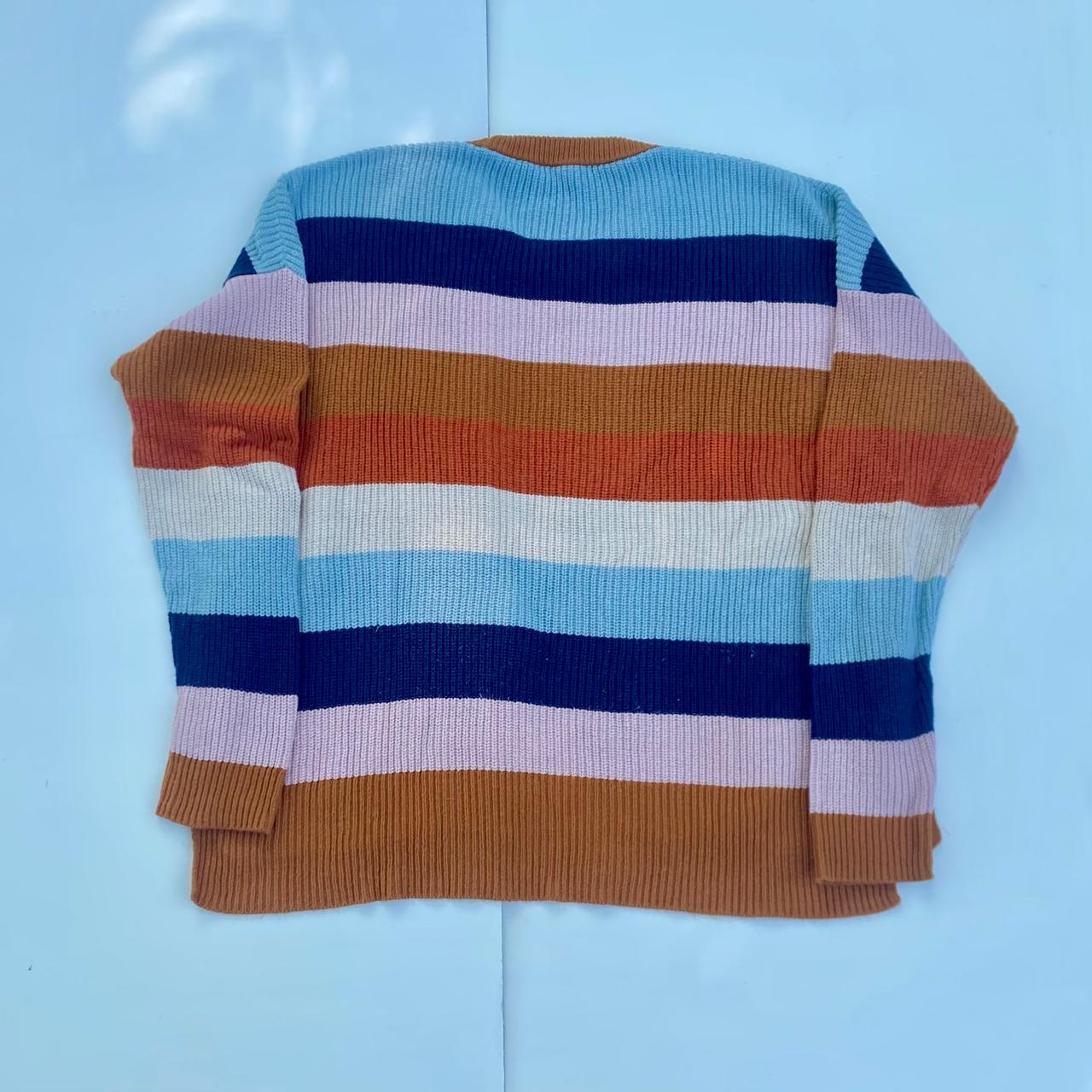 Thompson pocket pullover on sale sweater in rainbow stripe