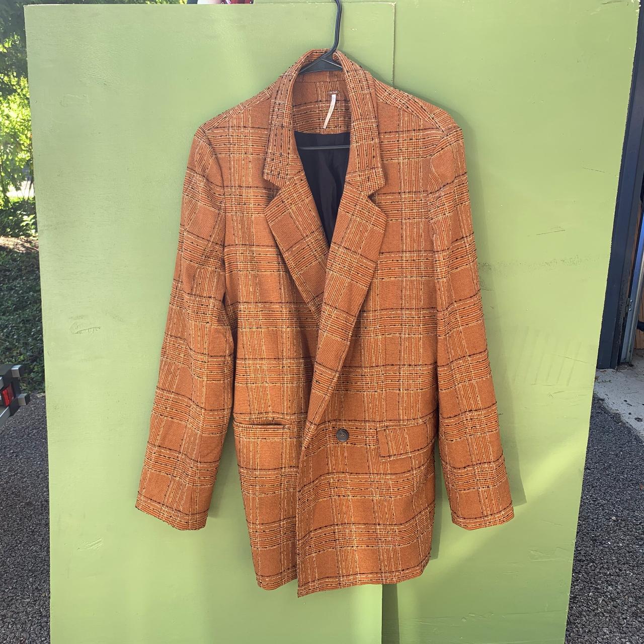 Orange Free People blazer - Depop