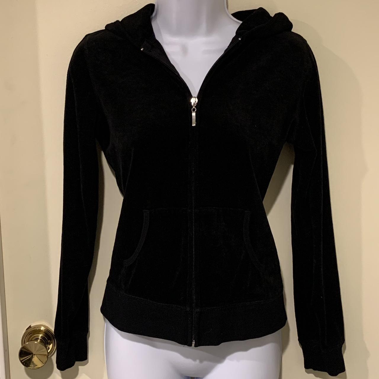 Zenana Outfitters Velour Zip Up Hoodie Size S Fits... - Depop