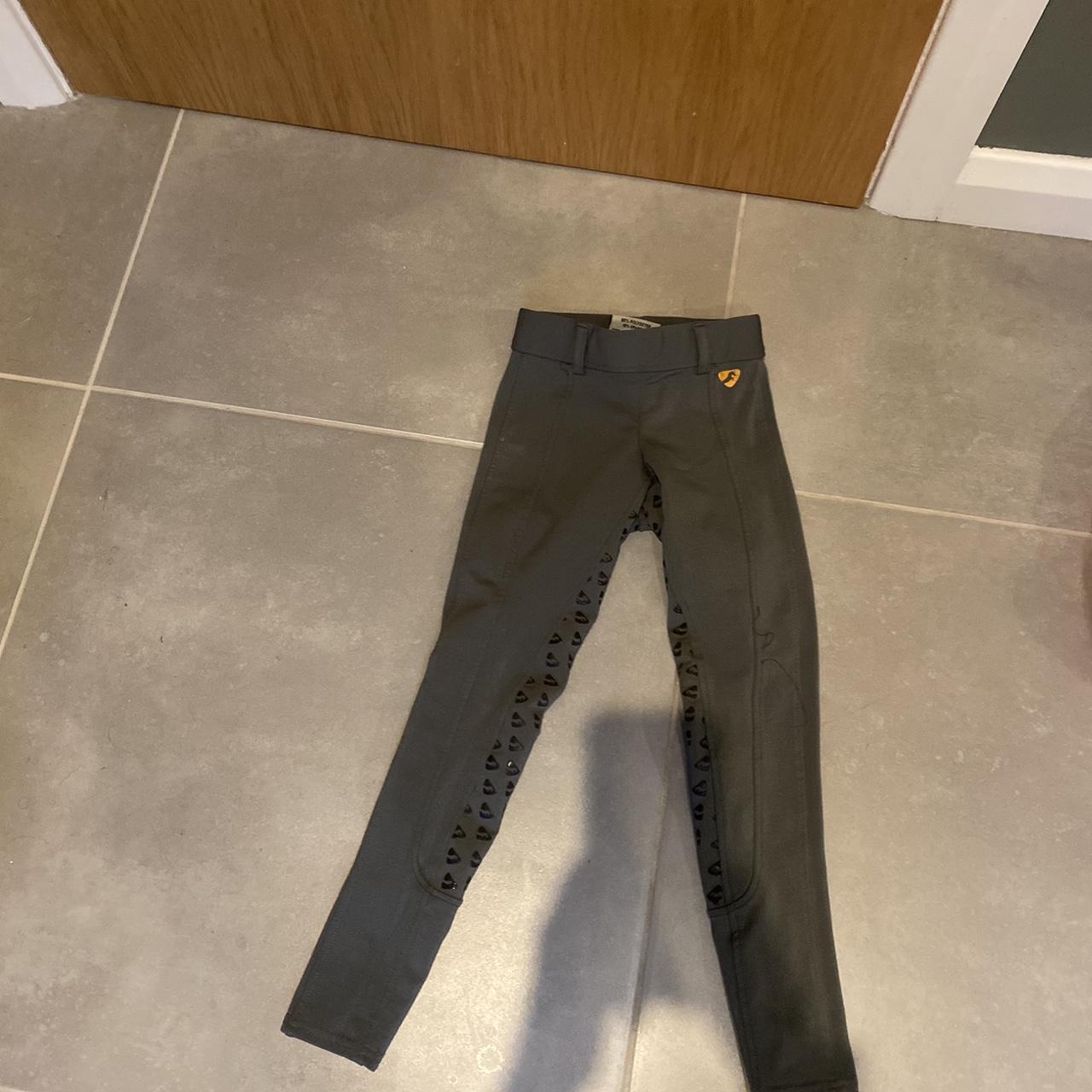 Kids 56 small grey Aubrion jodhpurs Used 1 time... Depop