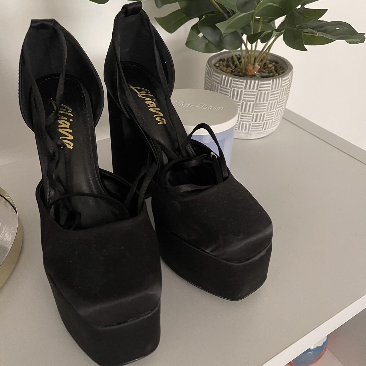 Dolls Kill Midnight Plus One Platform Heels - Depop