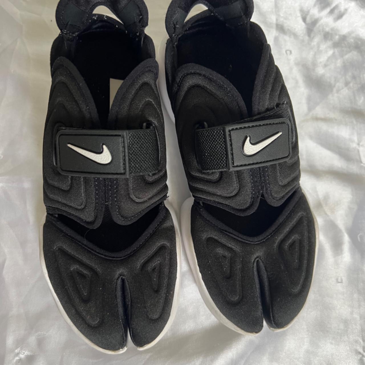 nike aqua rift tabi split toe sneakers #nike #tabi... - Depop