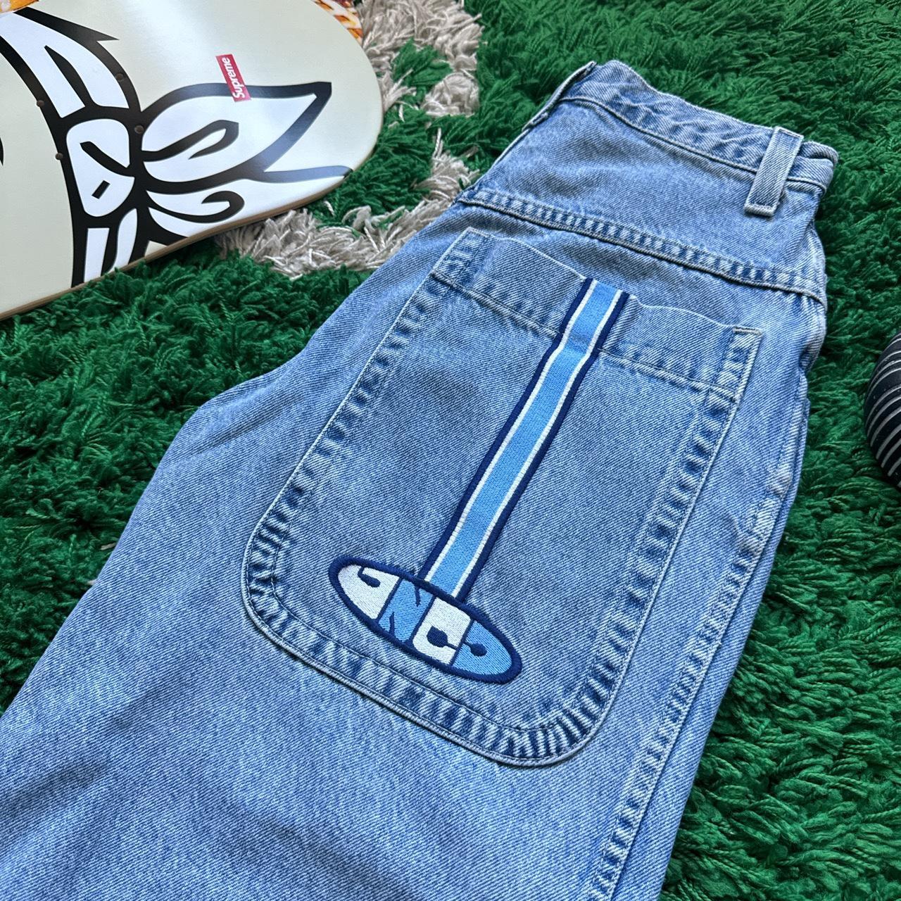Insane JNCO Jeans 🐾 Size 18 Amazing condition! Dm... Depop