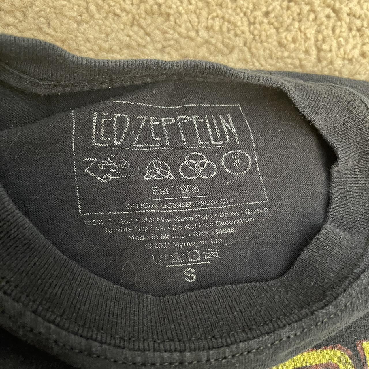 VINTAGE WOMENS LED ZEPPELIN TEE SIZE-M NO STAINS/NO... - Depop