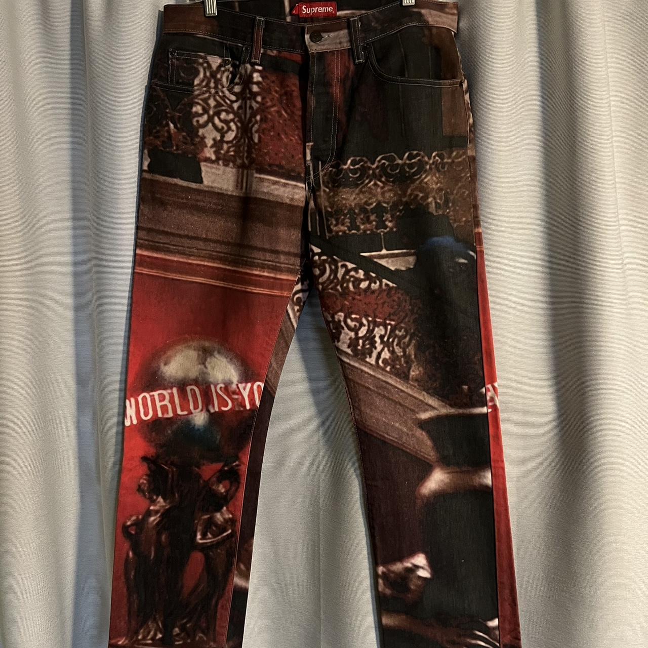 Supreme Scarface The World Is Yours 5-Pocket Jeans Multi for Men