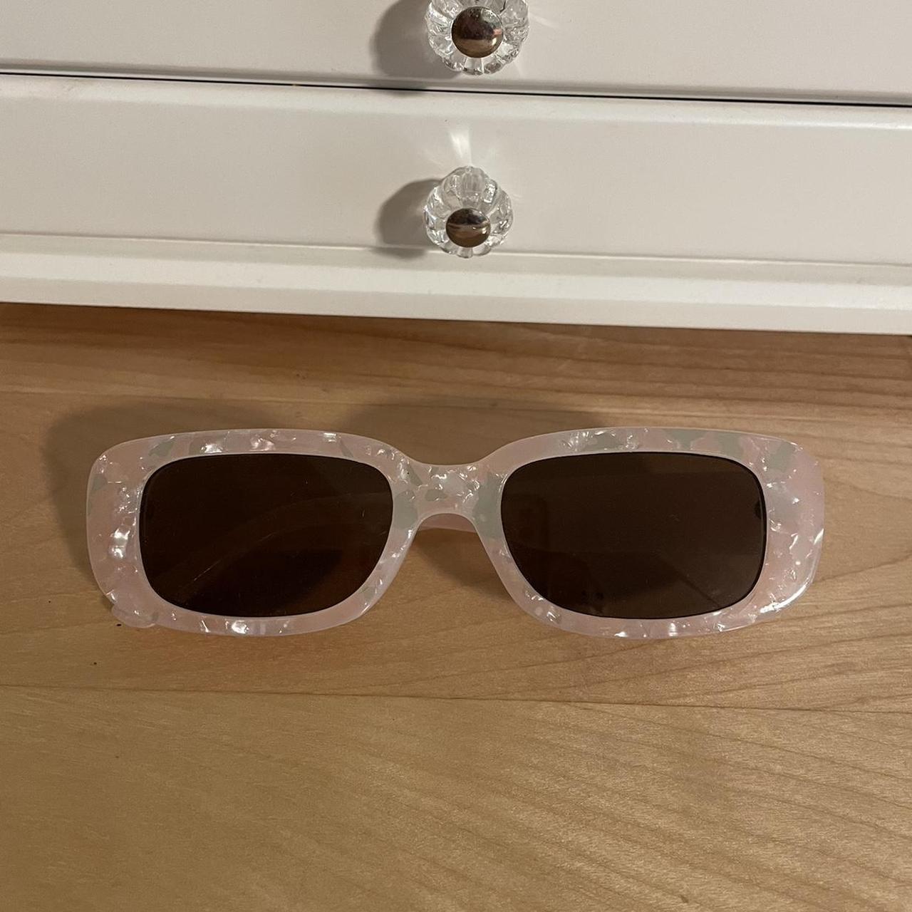 CottonOn Pink Resin Sunglasses never worn Depop