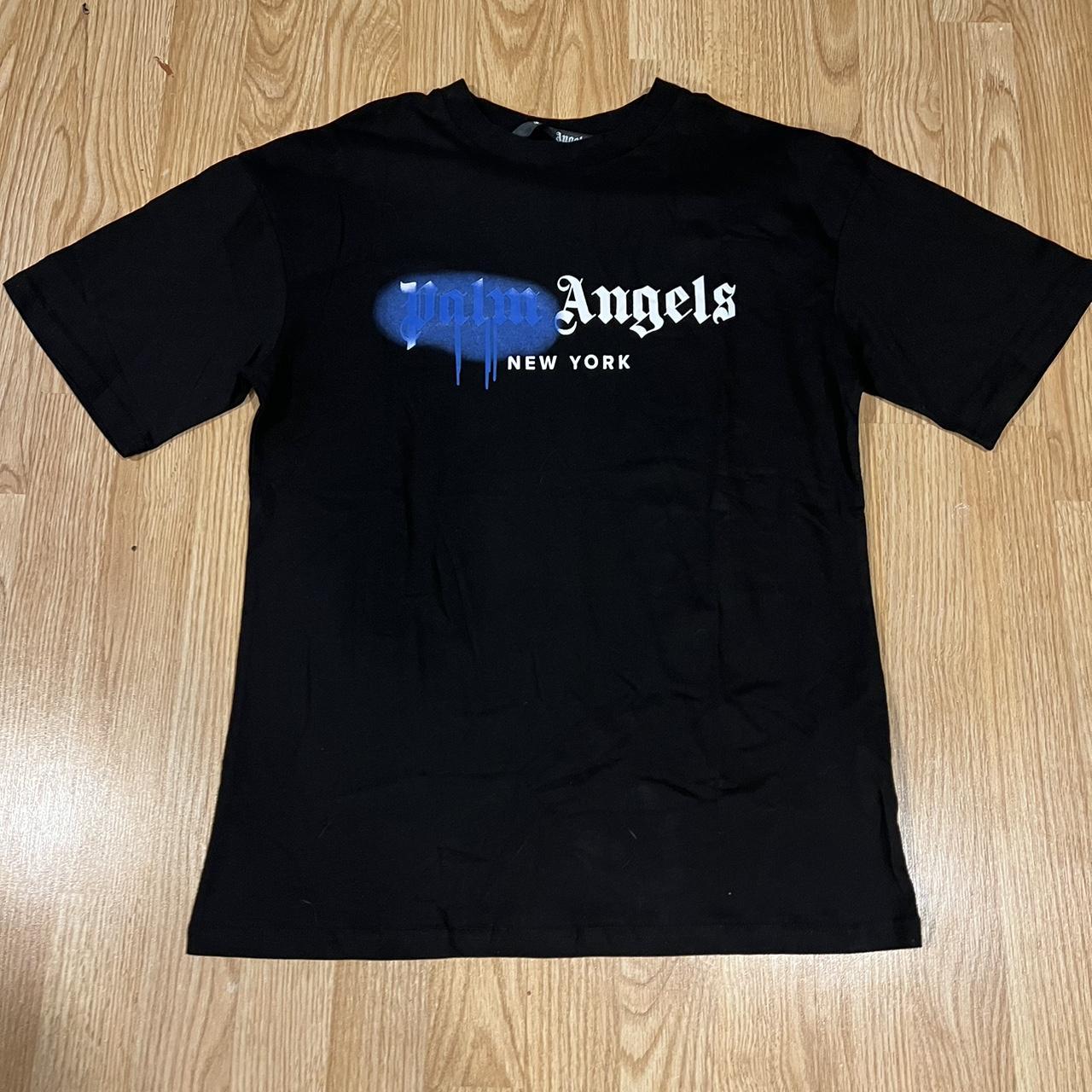 Palm angels miami logo tshirt - size small Tshirt - Depop