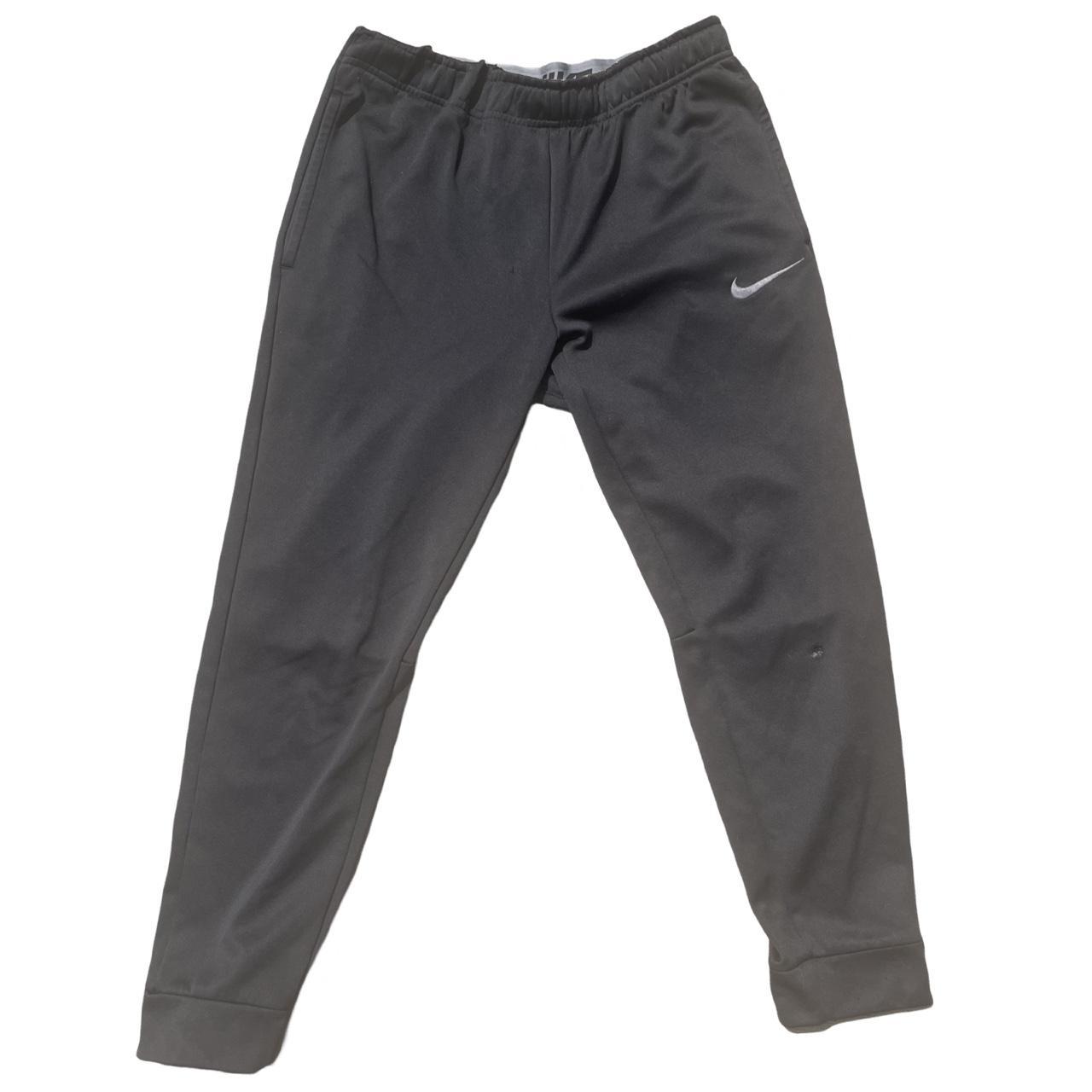 black nike cuffed sweatpants