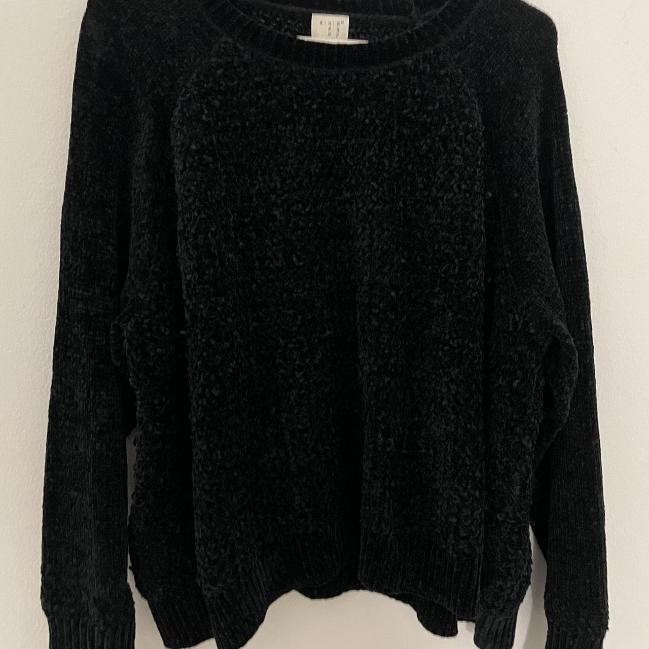 Black fluffy sweater (very soft) *Price includes... - Depop