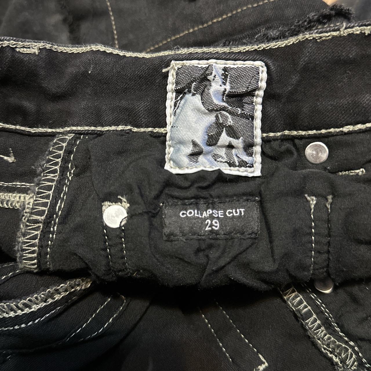 Rick Owens Destroyed Detroit Cut Jeans - Depop