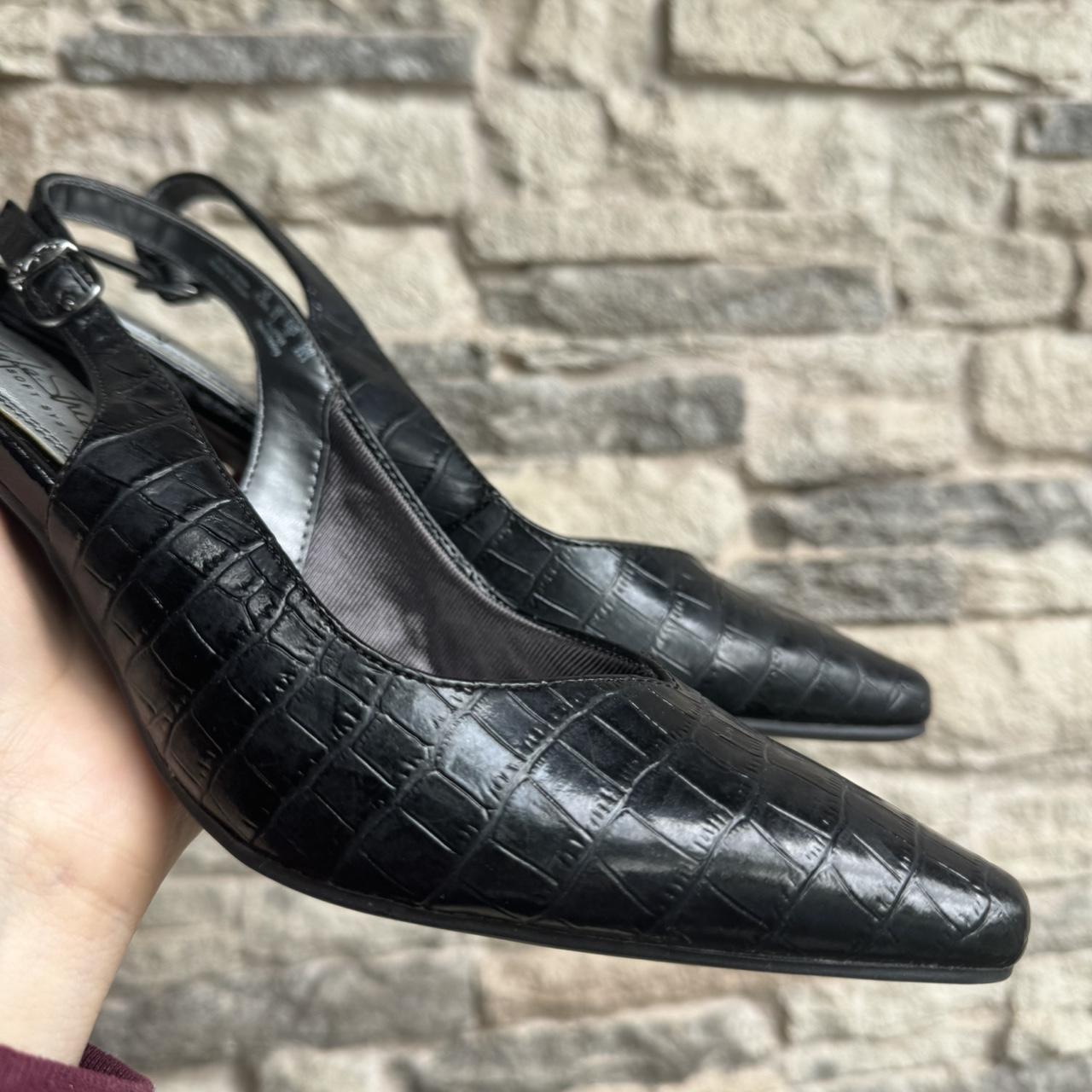 Life Stride Black Slingback Shoes Pumps Women Sz Depop