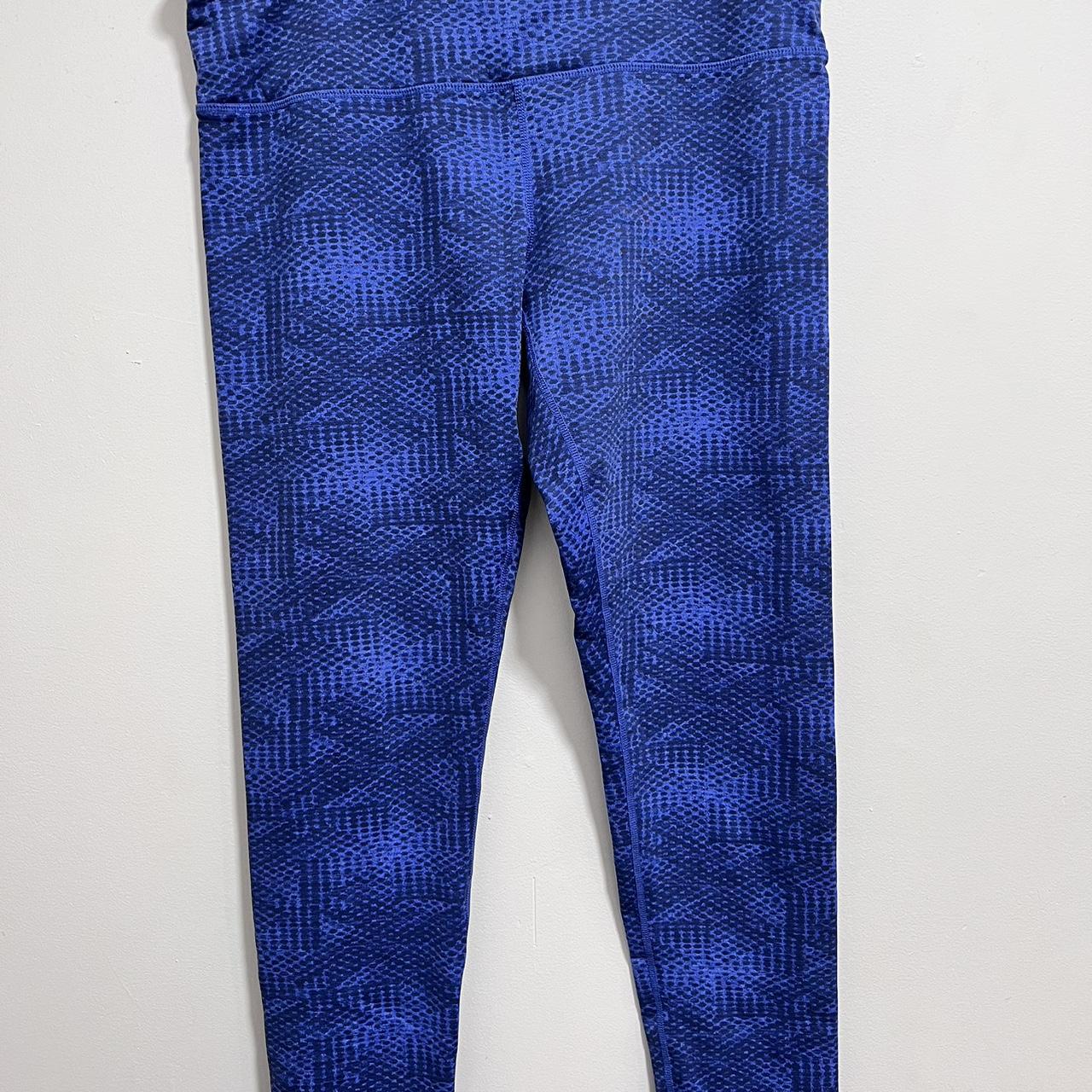 TUFF ATHLETICS leggings Size L Color Blue Pre owned - Depop