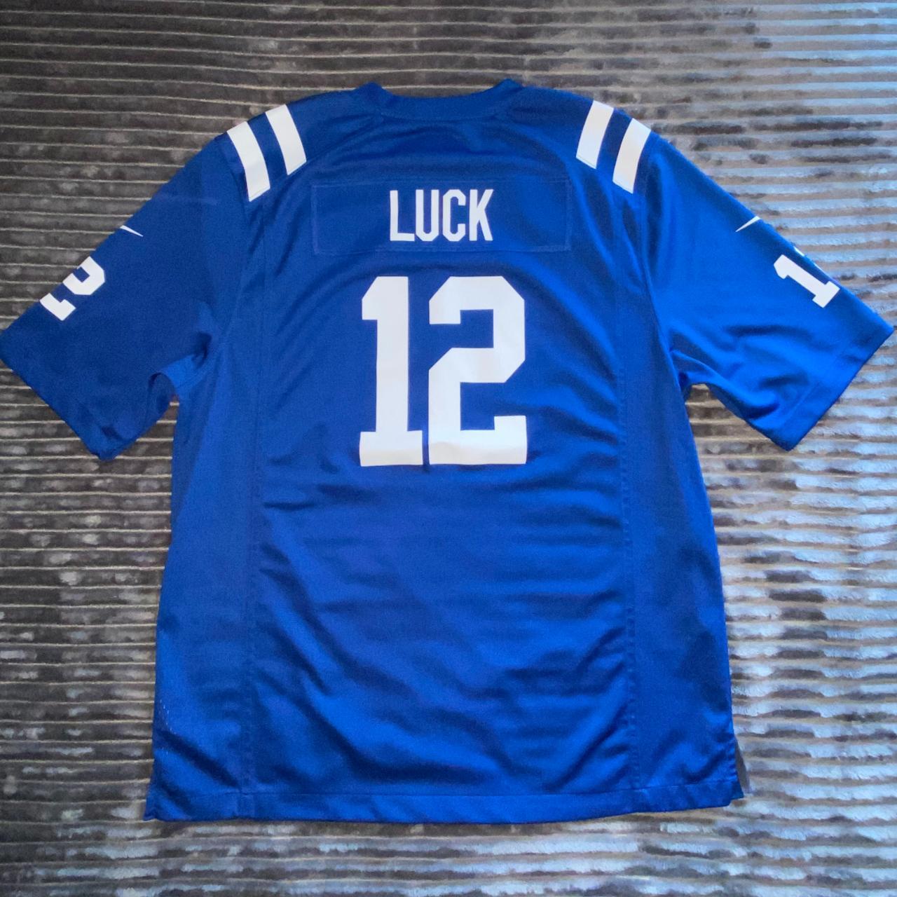 Nike Retired Andrew Luck NFL Colts Jersey #12 Mens - Depop