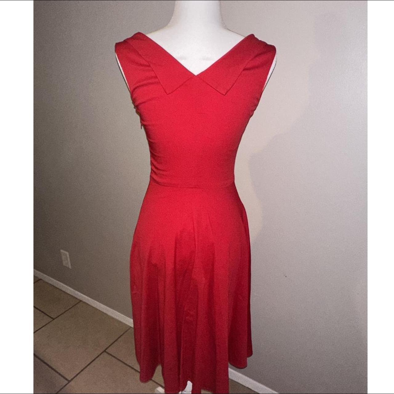 1950’s style vintage red dress - Depop