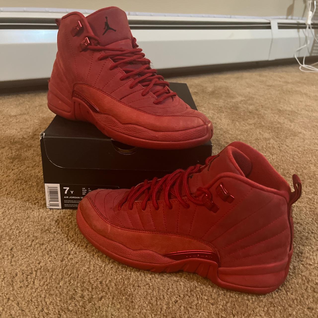 Jordan 12 all red 2024 2018