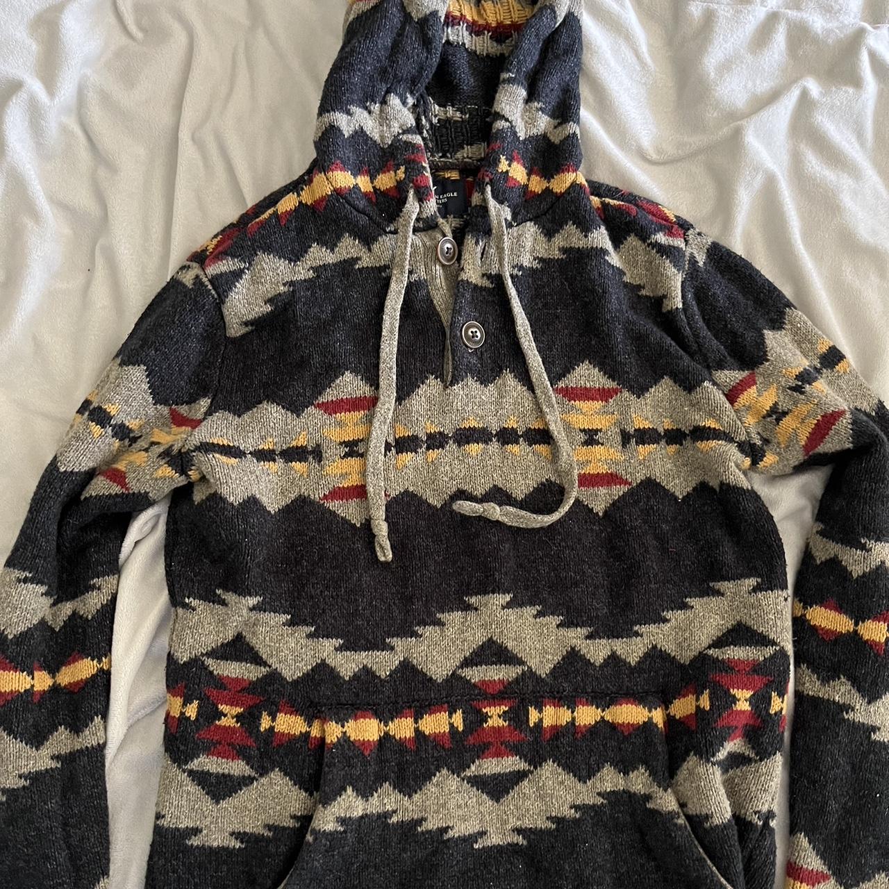 American eagle aztec hoodie hotsell