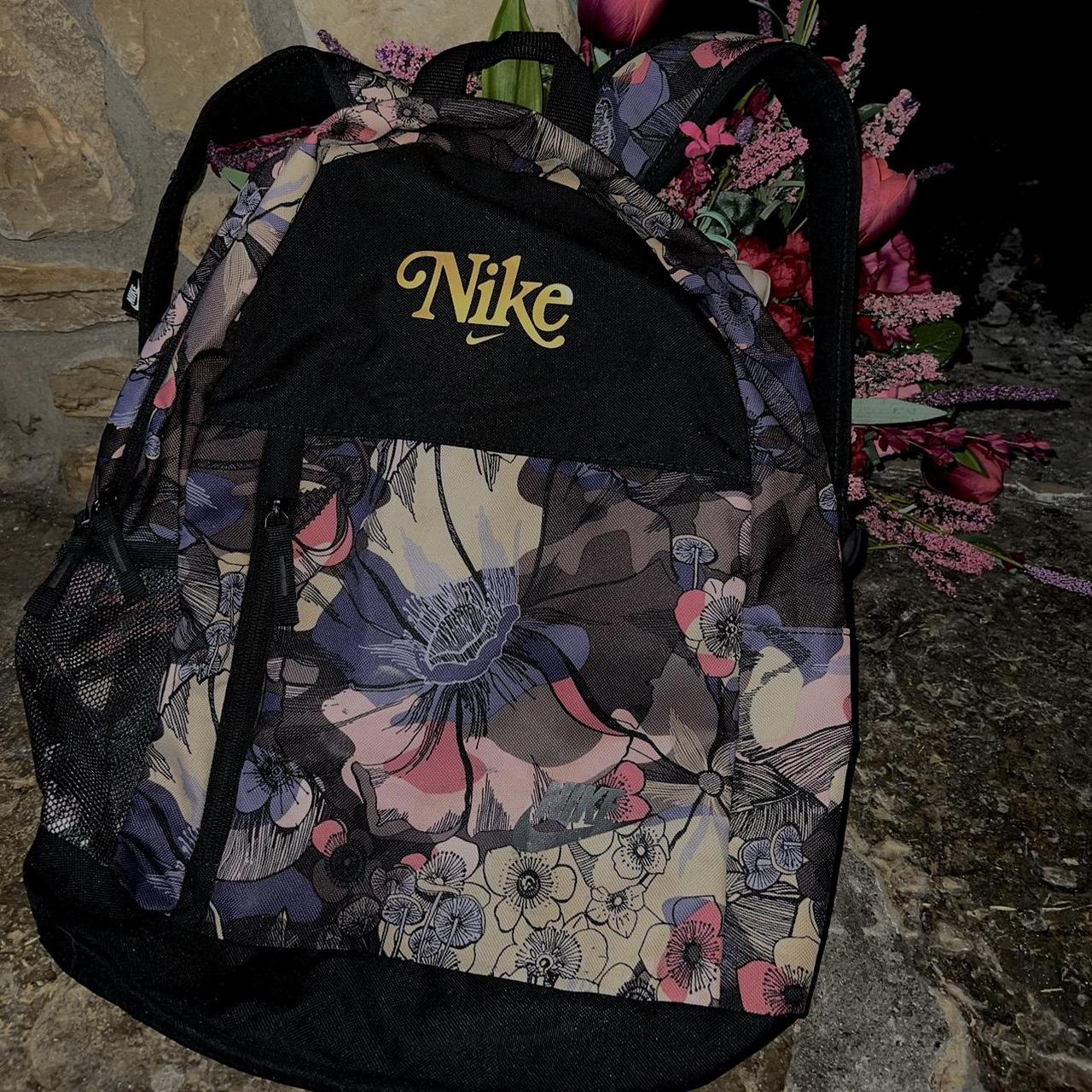 nike floral bag