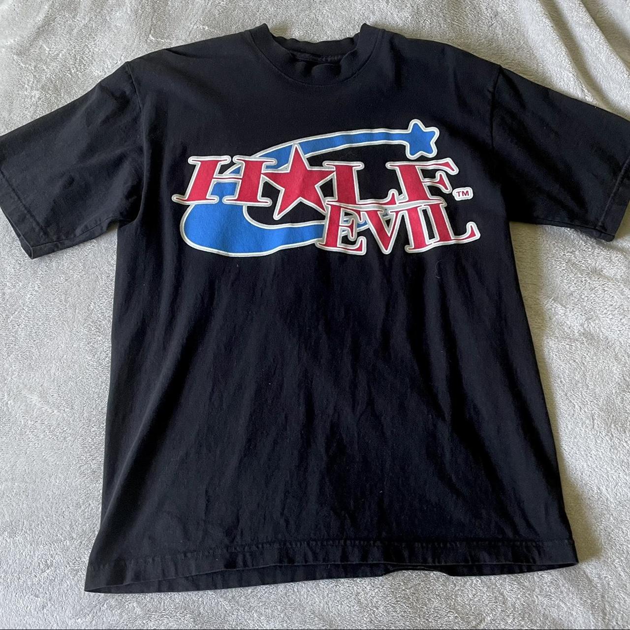 Half evil 333 tshirt - size m - worn like 5 times,... - Depop