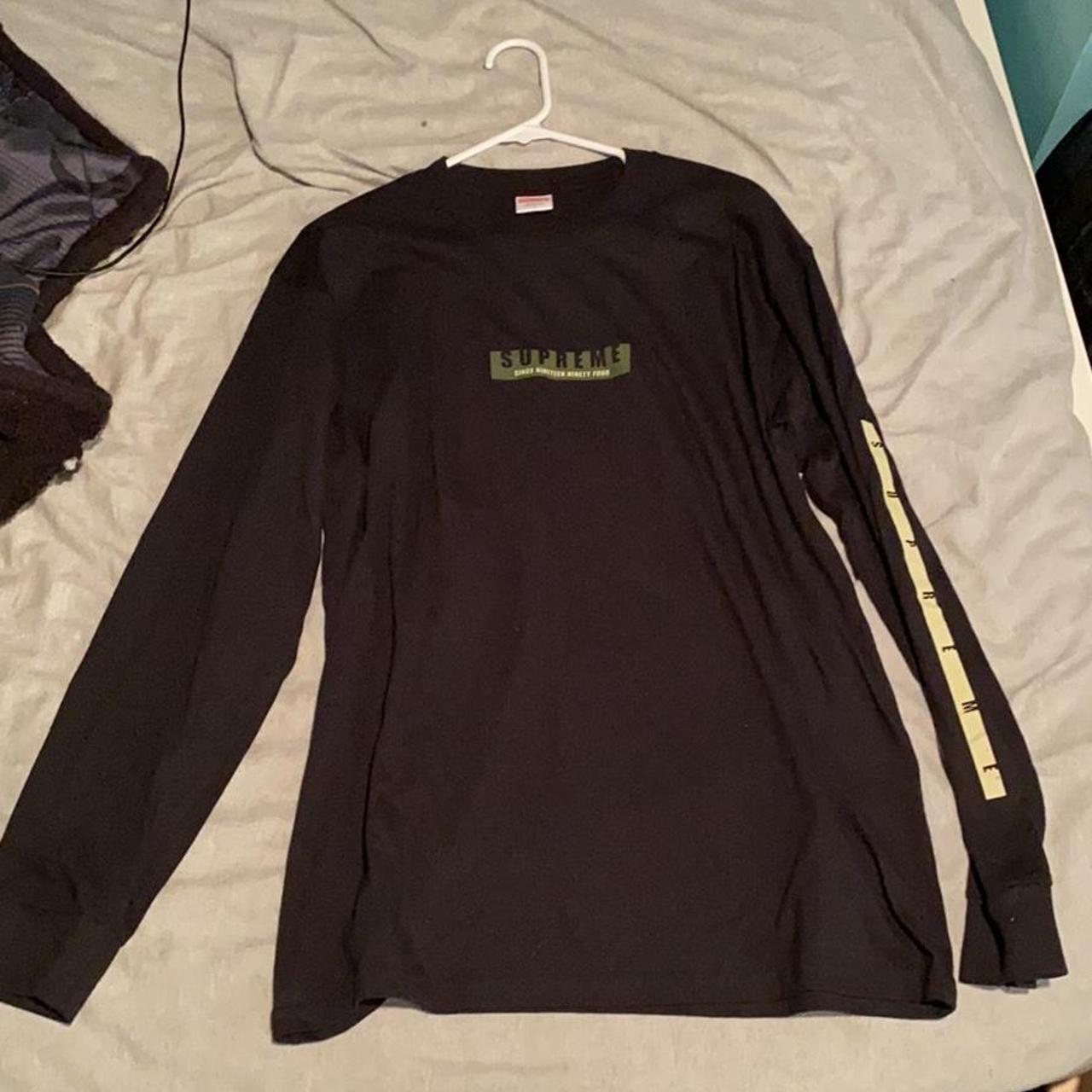 Long sleeve black Supreme It has only Depop