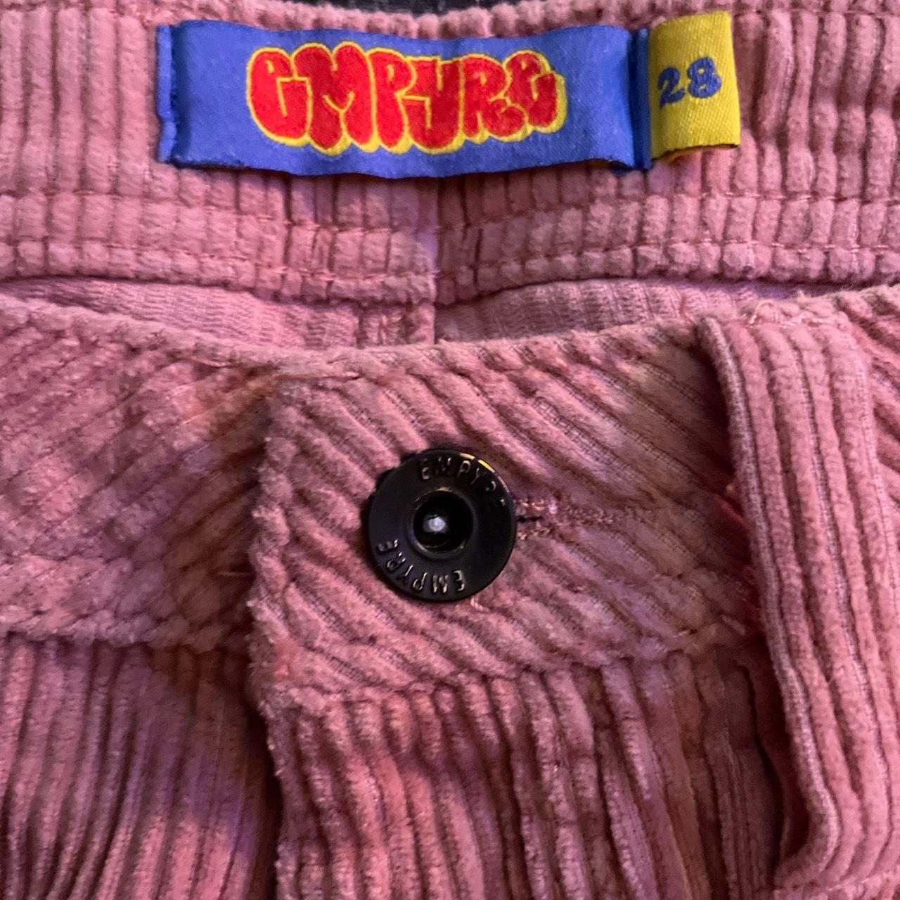 Vintage deadstock lee store pink corduroy pants