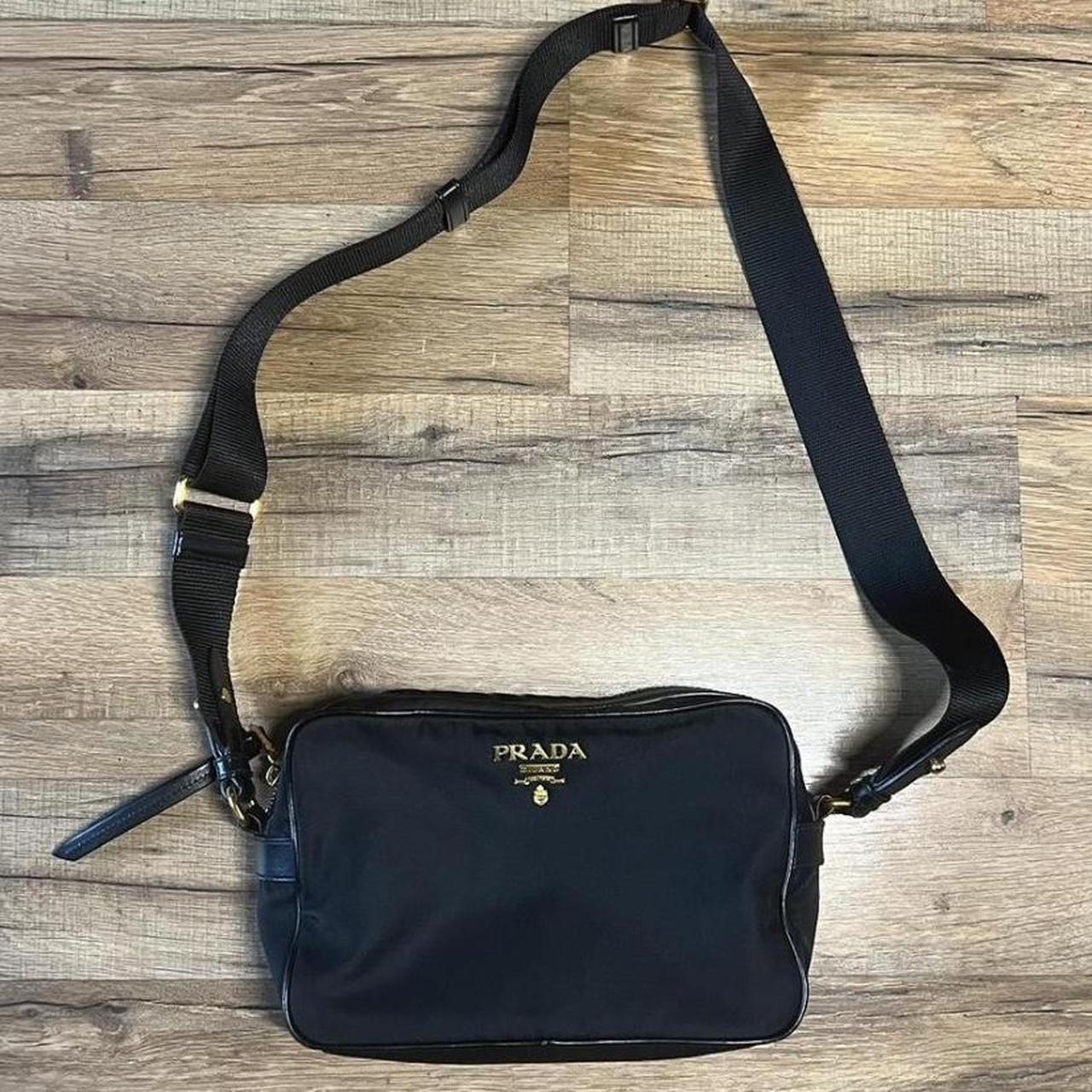 Prada Black Nylon Bag 100 authentic with tags In Depop