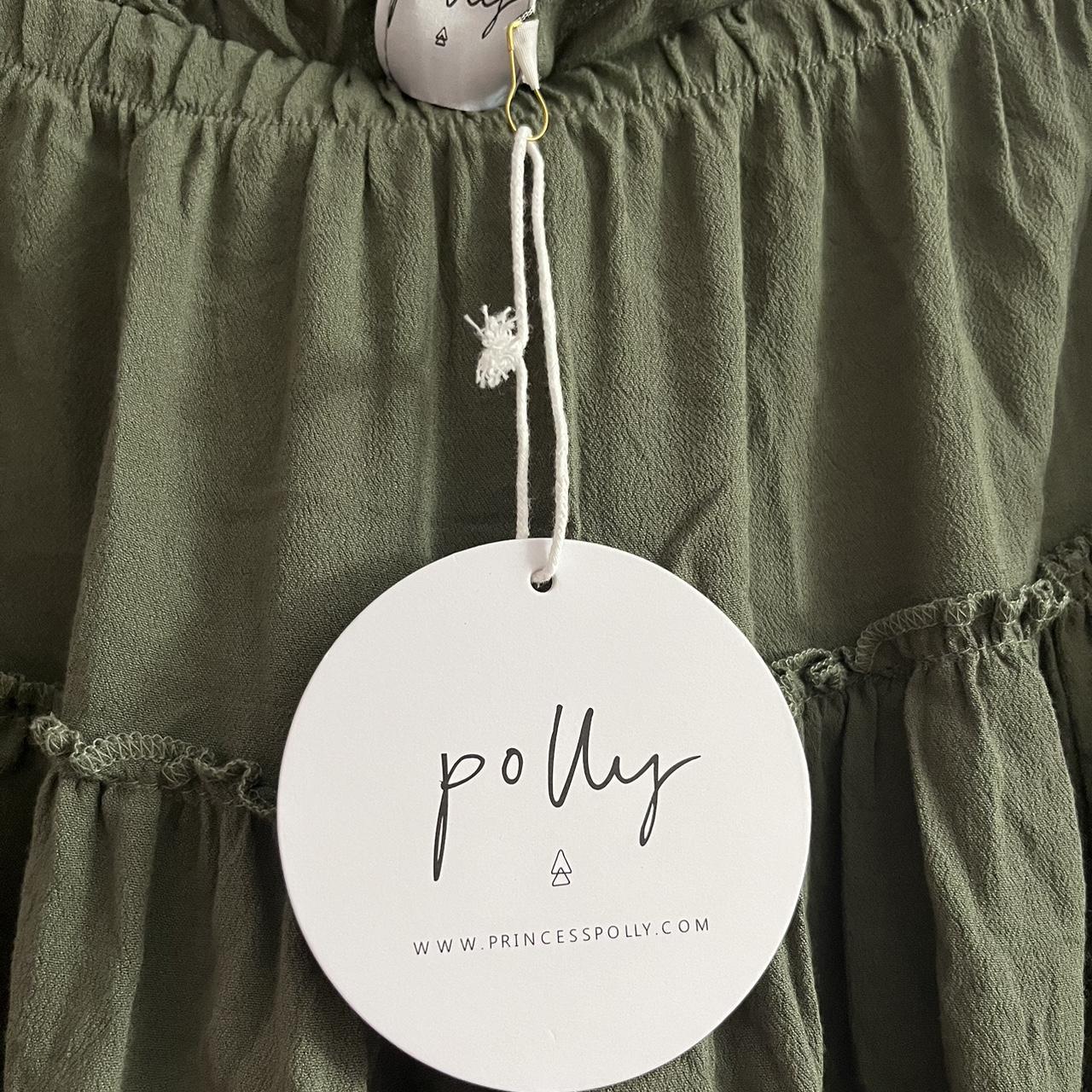 Princess Polly Marlowe Mini Skirt Khaki Never... - Depop