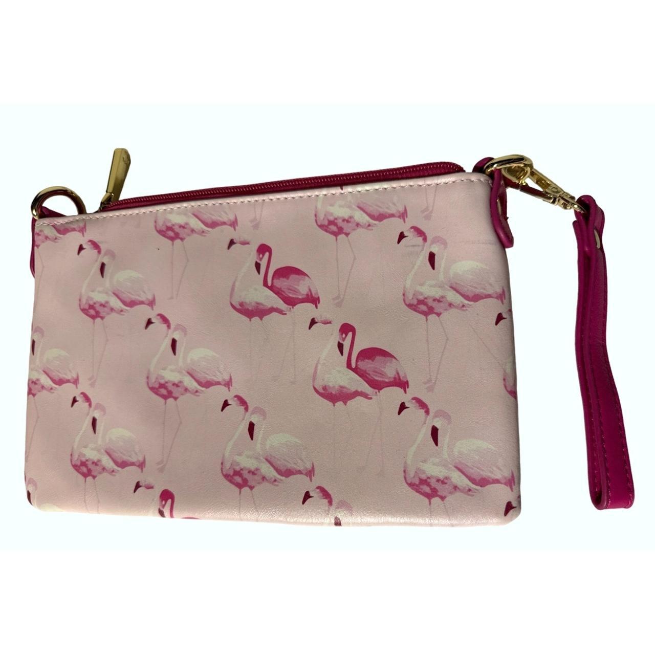 Charming Charlie neuen Pink Flamingo Wristlet