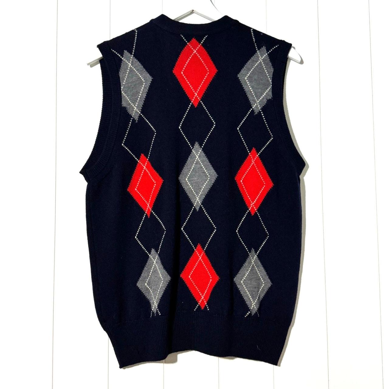 Source Unknown Men's Sweater - Blue/Red - L – The… - image 2