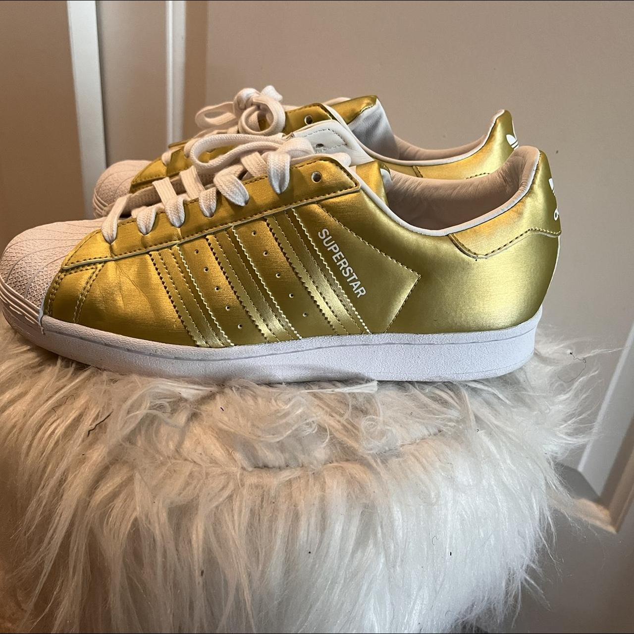 adidas superstar 2 womens gold