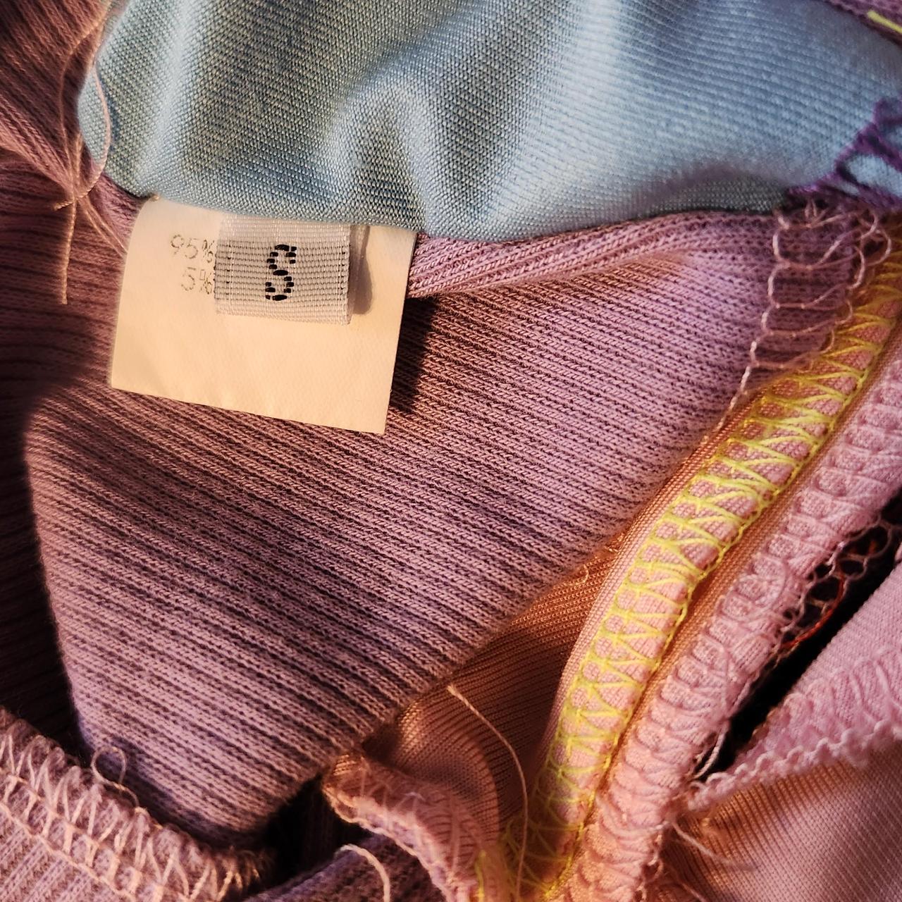 Women's Crop top - Multi - XS – patchwork multico… - image 2