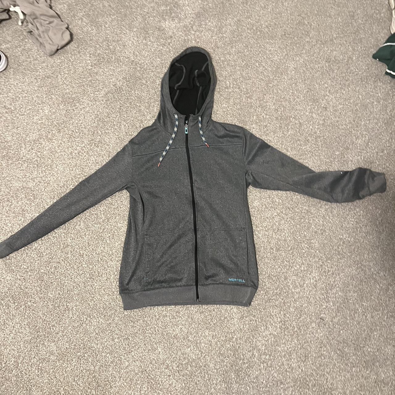 Medium Gray Merrell Hoodie - Depop