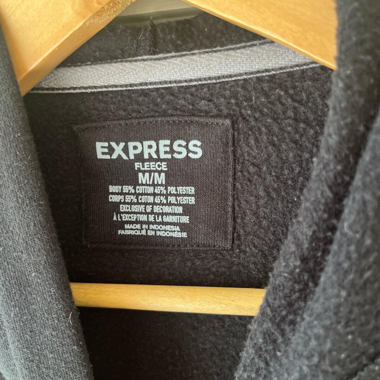 Late 2000s express zip up hoodie (missing... - Depop